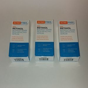 3 Acne Free Retinol Blemish Mark Resurfacing Serum, 1 oz ea